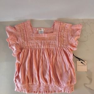 SOLD!!!NWT Love Squared Girls Rose Pink Top Sz 8